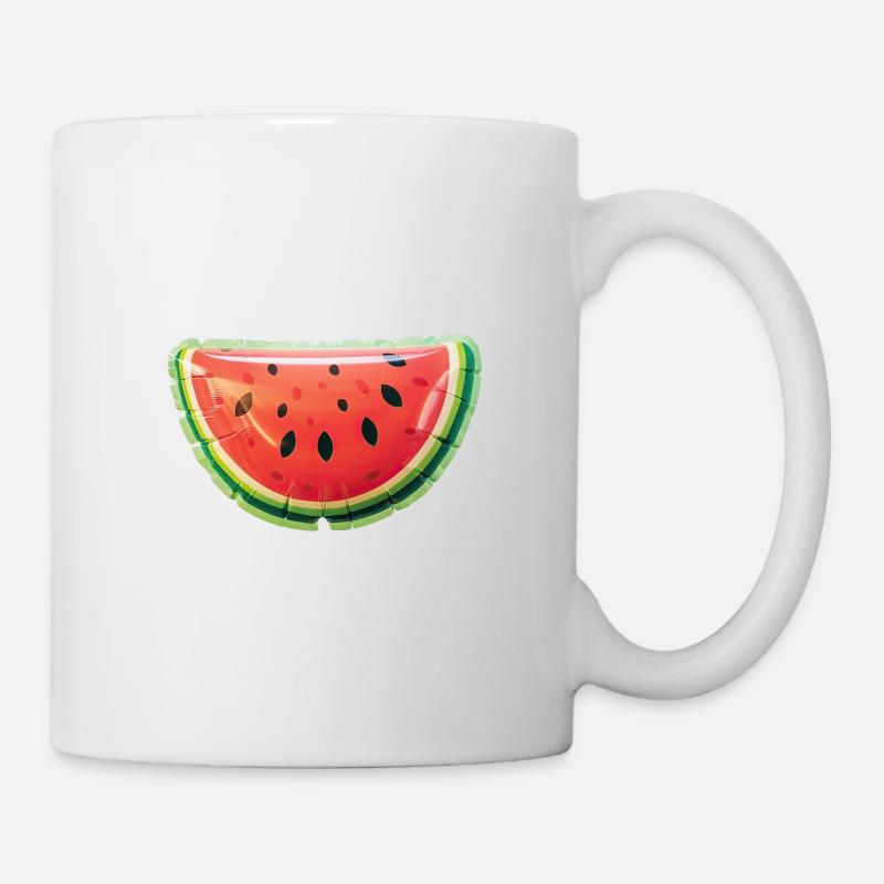 Wassermelone Balloon - Tasse - Weiß