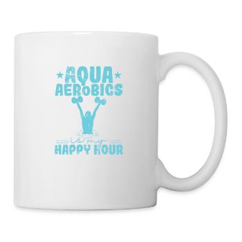 Aqua Aerobics is my Happy Hour Health - Mug - white - Right