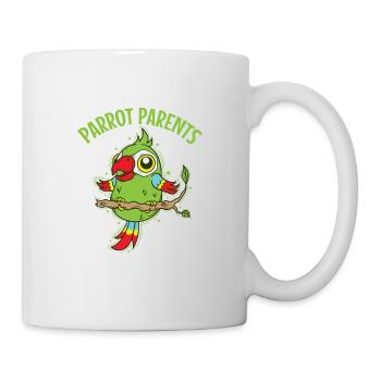 Parrot Parents Tier Vogel - Tasse - Weiß - Rechts
