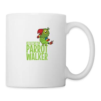 Official Parrot Walker Animal Tropics Bird - Mug - white - Right