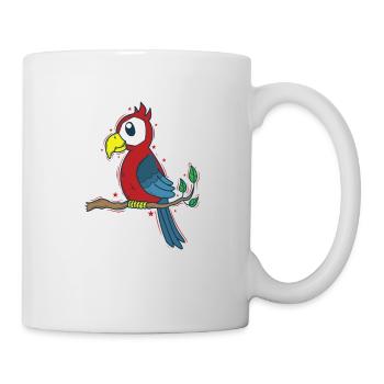 Parrot Exotic Tropics Animal - Mug - white - Right