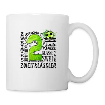 2. Klasse - Tasse - Weiß - Rechts