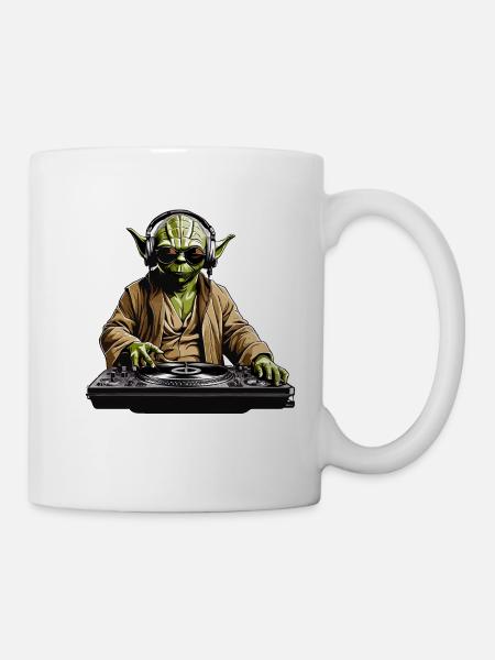 DJ Yo-da - Mug blanc - blanc