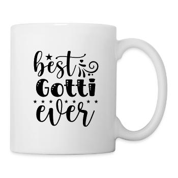 Beste Gotti Patentante Taufpatin Schweiz - Tasse - Weiß - Rechts