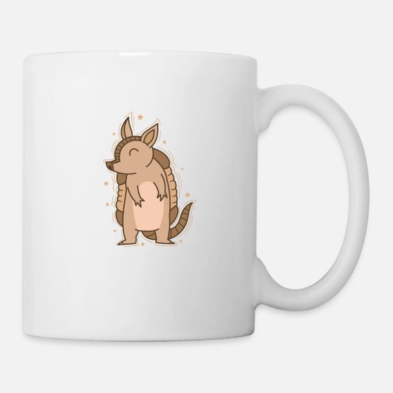 Animal du désert tatou - Mug blanc - blanc