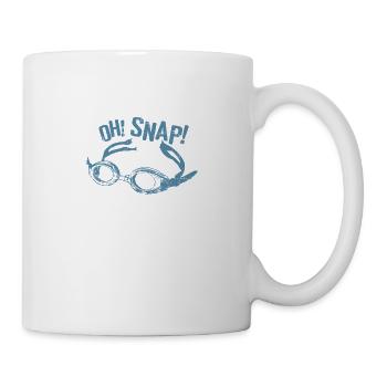 Oh! Snap! Traucherbrille Schwimmen Sport - Tasse - Weiß - Rechts