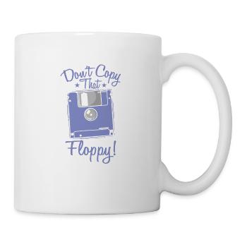Don't copy that Floppy Retrospeichermodul - Tasse - Weiß - Rechts