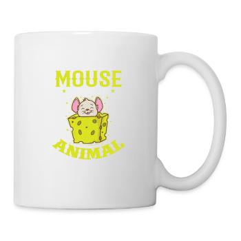Mouse is my spirit Animal Haustier - Tasse - Weiß - Rechts