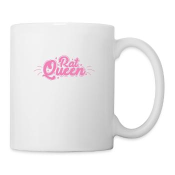 Rat Queen Rodent Nature Pet - Mug - white - Right
