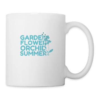 Jardin Fleur Orchidée Plante De Fleur D’été - Mug blanc - blanc - Droite