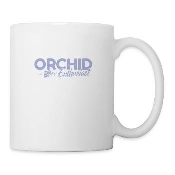 Orchidée Enthousiaste Plante Fleur - Mug blanc - blanc - Droite