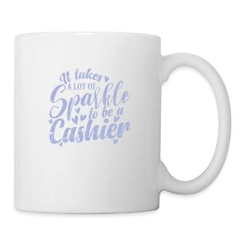 It takes a lot of Sparkle to be a Cashier - Mug - white - Right