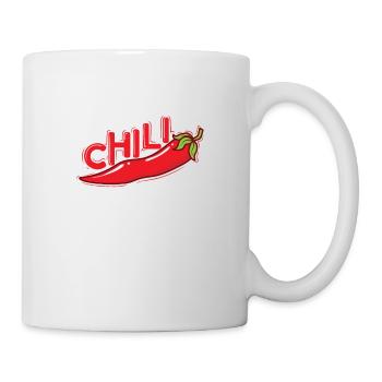 Chili Gewürz Scoville - Tasse - Weiß - Rechts