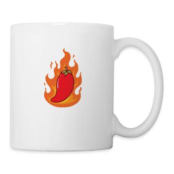 piquant d’épices de piment brûlant - Mug blanc - blanc - Droite