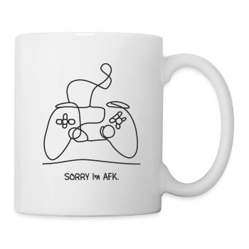 Manette AFK Drôle - Gamer en Pause - Mug blanc - blanc - Droite
