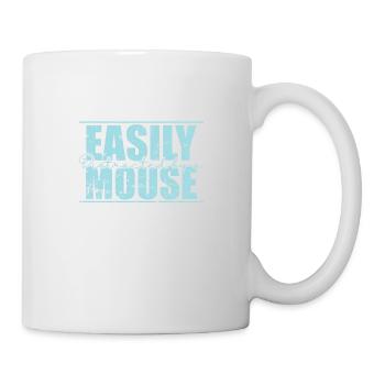 Easily distracted by Mice Rodent - Mug - white - Right