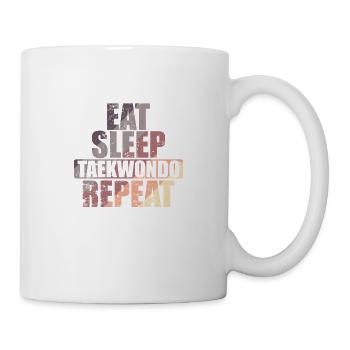 Eat Sleep Taekwondo Repeat Martial Arts - Mug - white - Right