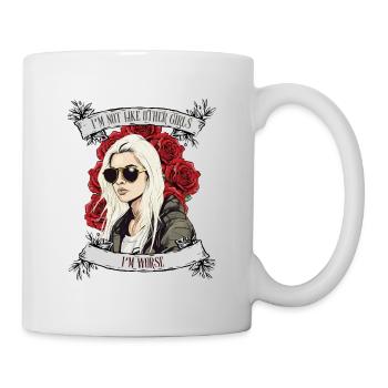 I'm not like other women, I'm worse - Mug - white - Right