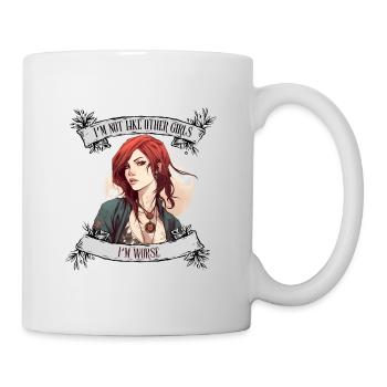 I'm not like other women, I'm worse - Mug - white - Right