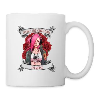 I'm not like other women, I'm worse - Mug - white - Right
