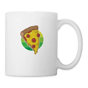 Salami pizza Italian and cheese - Mug - white - Right
