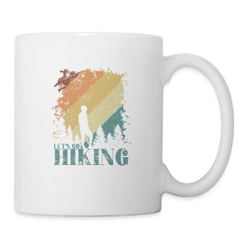 Let's go Hiking Outdoor Hobby - Mug - white - Right