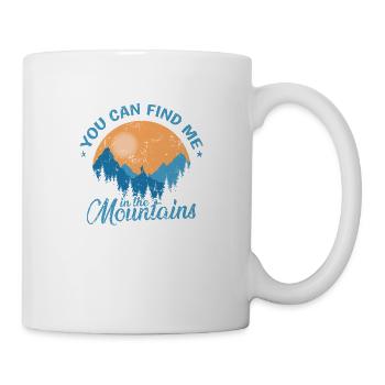 You can Find Me in the Mountains Hiking - Mug - white - Right