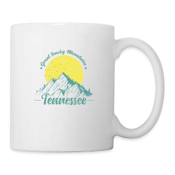 Great Smoky Mountains, Tennessee, Smokies, USA - Mug - white - Right