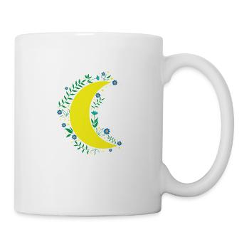 Moon Flowers Infinite Night Sky - Mug - white - Right