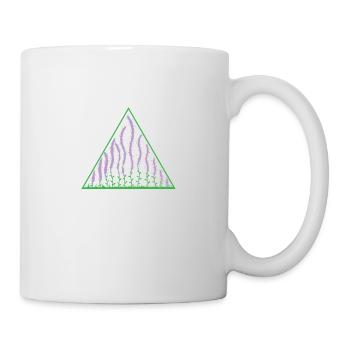 Lavender in Triangle Plant Garden Fragrance - Mug - white - Right