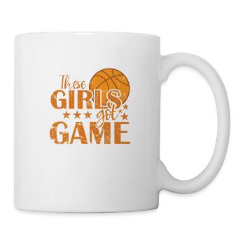 Ces filles ont obtenu le jeu de basket-ball femmes sports - Mug blanc - blanc - Droite