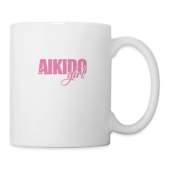 Aikido Girl Kampfkunst Training - Tasse - Weiß - Rechts