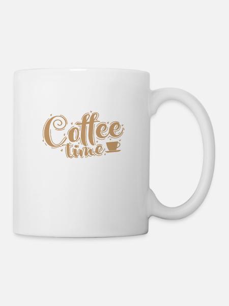 Coffee Time Pause - Tasse - Weiß