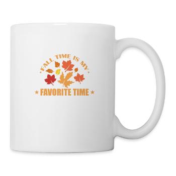 Fall Time is my favorite time season - Mug - white - Right