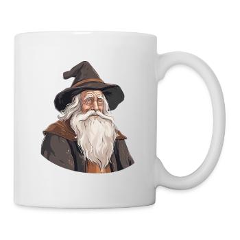 Le Magicien Blanc - Mug blanc - blanc - Droite