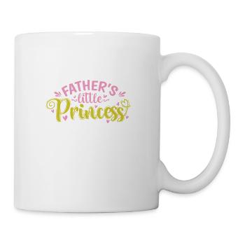 Father's little Princess - Tasse - Weiß - Rechts