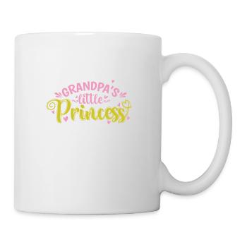 Grandpa's little Princess - Tasse - Weiß - Rechts