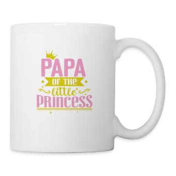 Papa of the little Princess - Tasse - Weiß - Rechts
