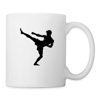 Martial Arts Fighter Design - Tasse - Weiß - Rechts