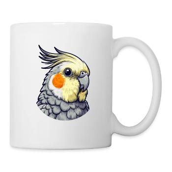Cute Cokatiel Lover Design - Mug - white - Right