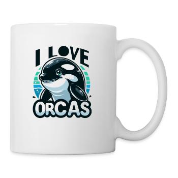 Cadeau d’amant d’orque - Mug blanc - blanc - Droite