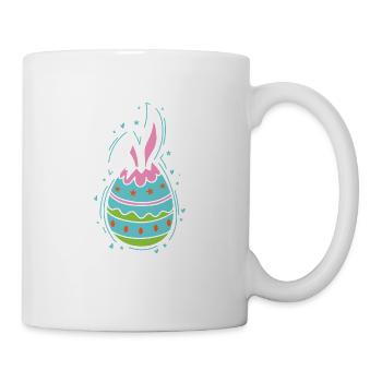 Easter Egg with an Easter Bunny Spring - Mug - white - Right