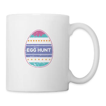 Egg Hunt Easter Bunny Easter Eggs - Mug - white - Right