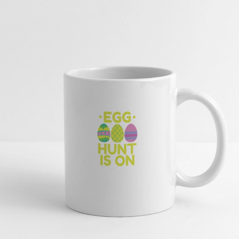 Egg Hunt is on Easter Colorful Easter Eggs Mug