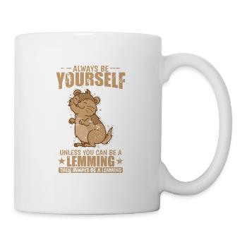 Be a Lemming if you can Rodent - Mug - white - Right