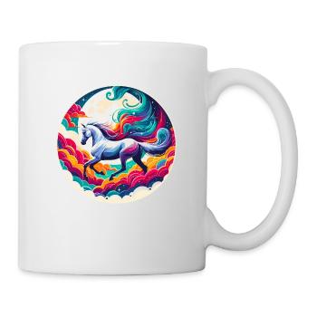 Art du cheval arabe - Mug blanc - blanc - Droite