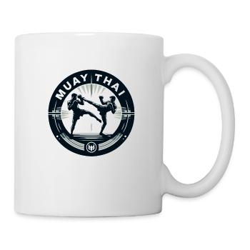 Muay Thai Illustration - Mug - white - Right