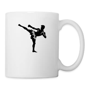 Muay Thai Fighter Design - Mug - white - Right
