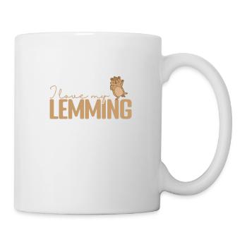 I love my Lemming Rodent - Mug - white - Right