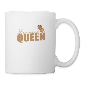 Reine des Lemmings Rongeur Excès de confiance - Mug blanc - blanc - Droite